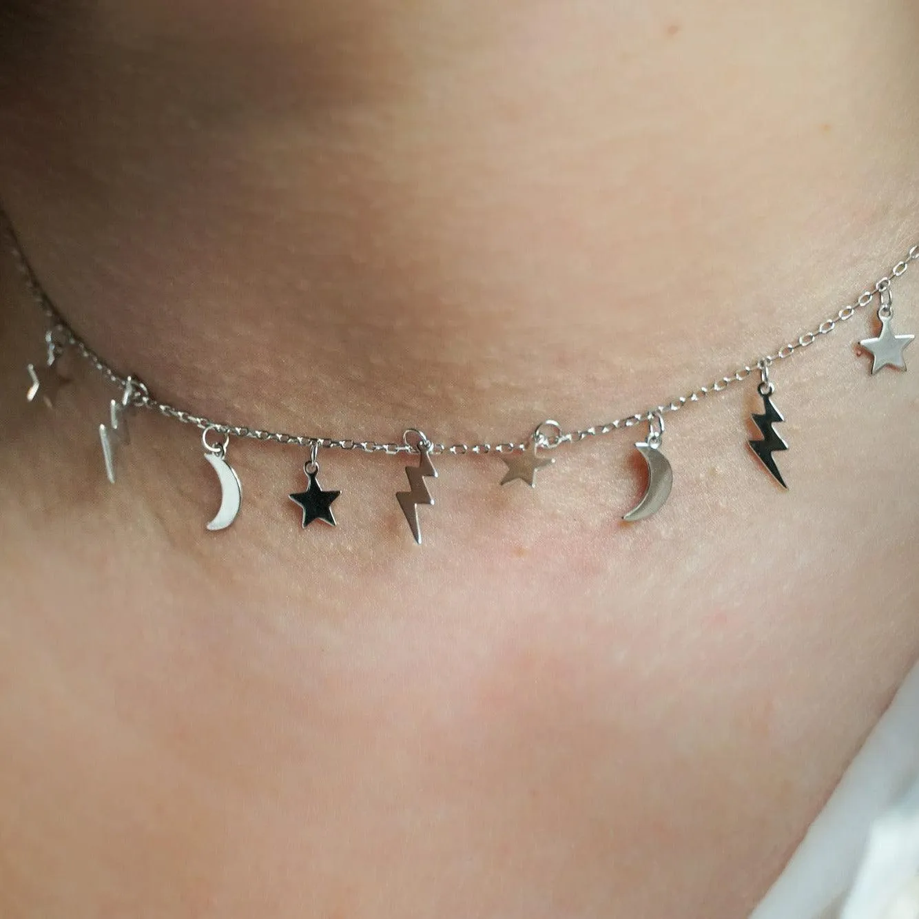 Silver Charm Necklace