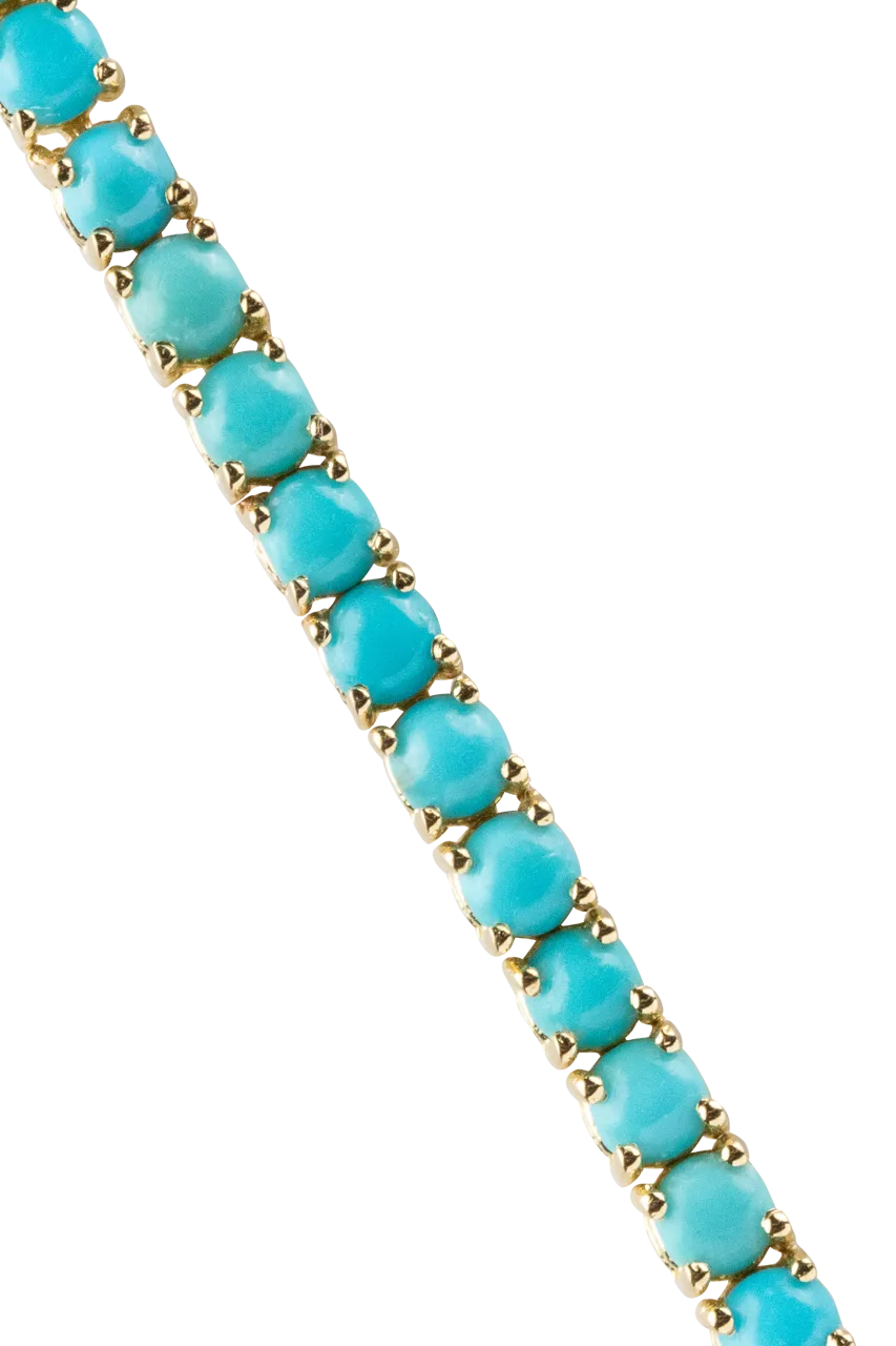 Sleeping Beauty Turquoise & Gold Bracelet