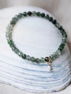 Social Mini Bracelet Green Apatite