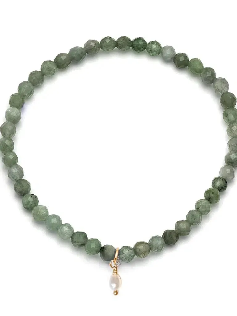 Social Mini Bracelet Green Apatite