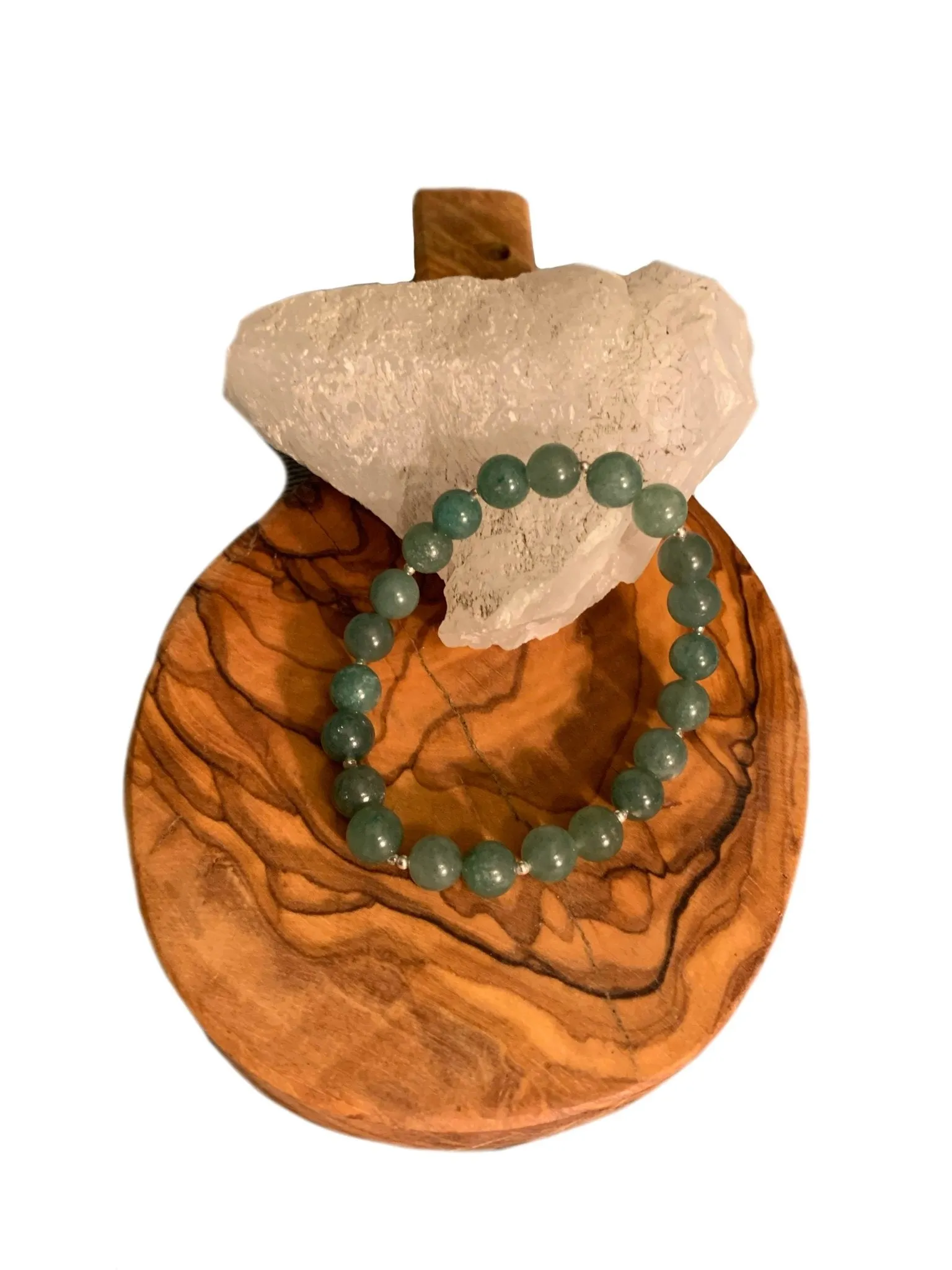 🔴SOLD🔴 Jade Handmade Authentic Dark Green Jade Expandable bracelet