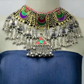 Statement Multicolor Kuchi Choker Necklace