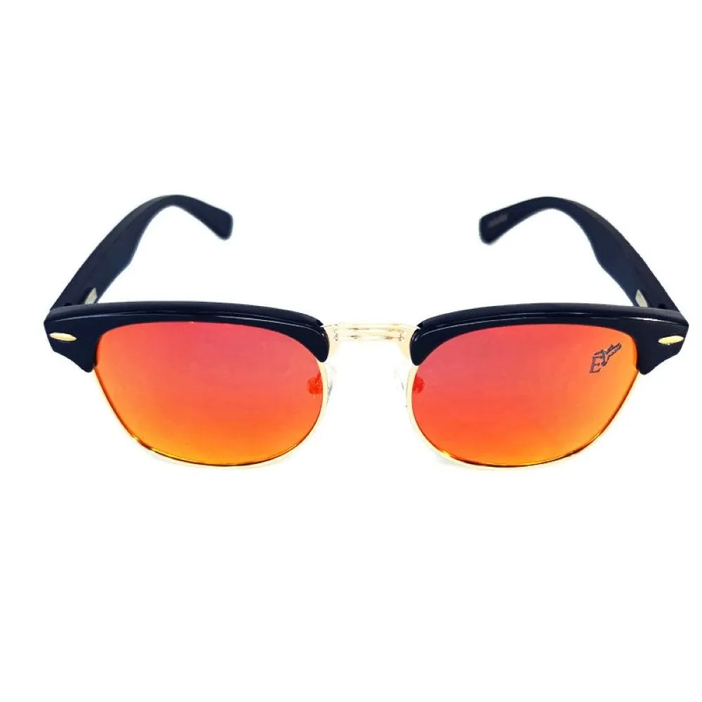 Sunset Black Bamboo Polarized Sunglasses   Wood Case