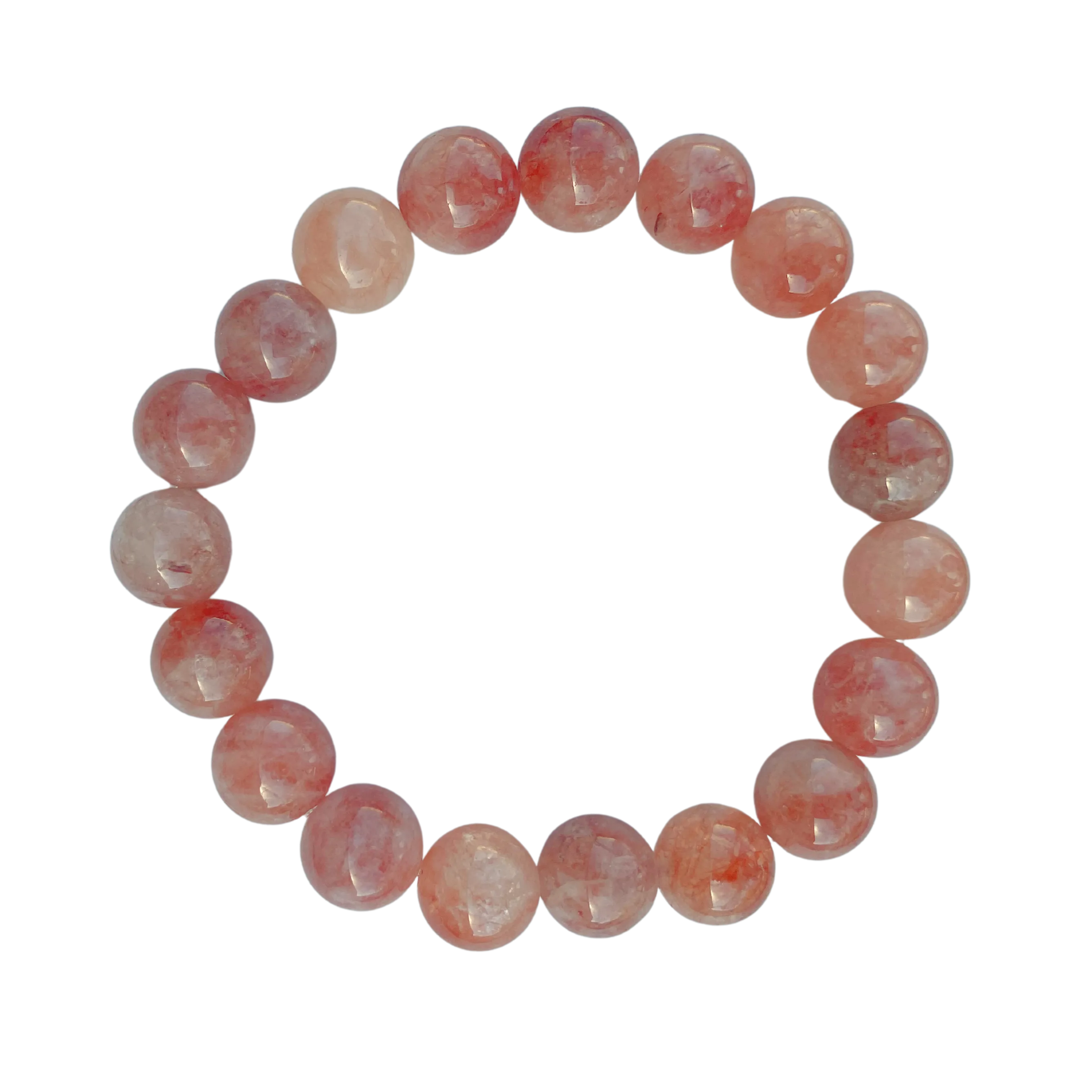 Sunstone Jade 10mm Bracelet