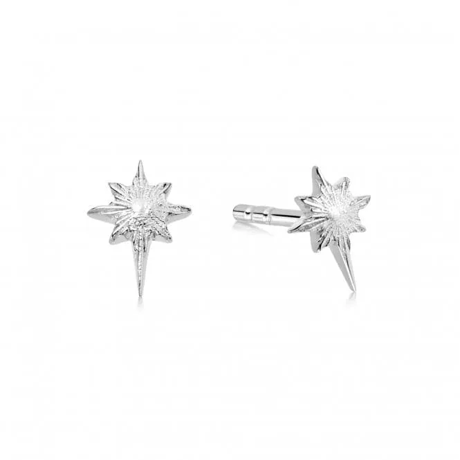 Super Star Stud Sterling Silver Earrings ST07_SLV