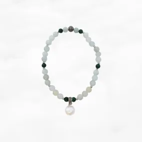 Ten Directional Beaded Jadeite Bracelet