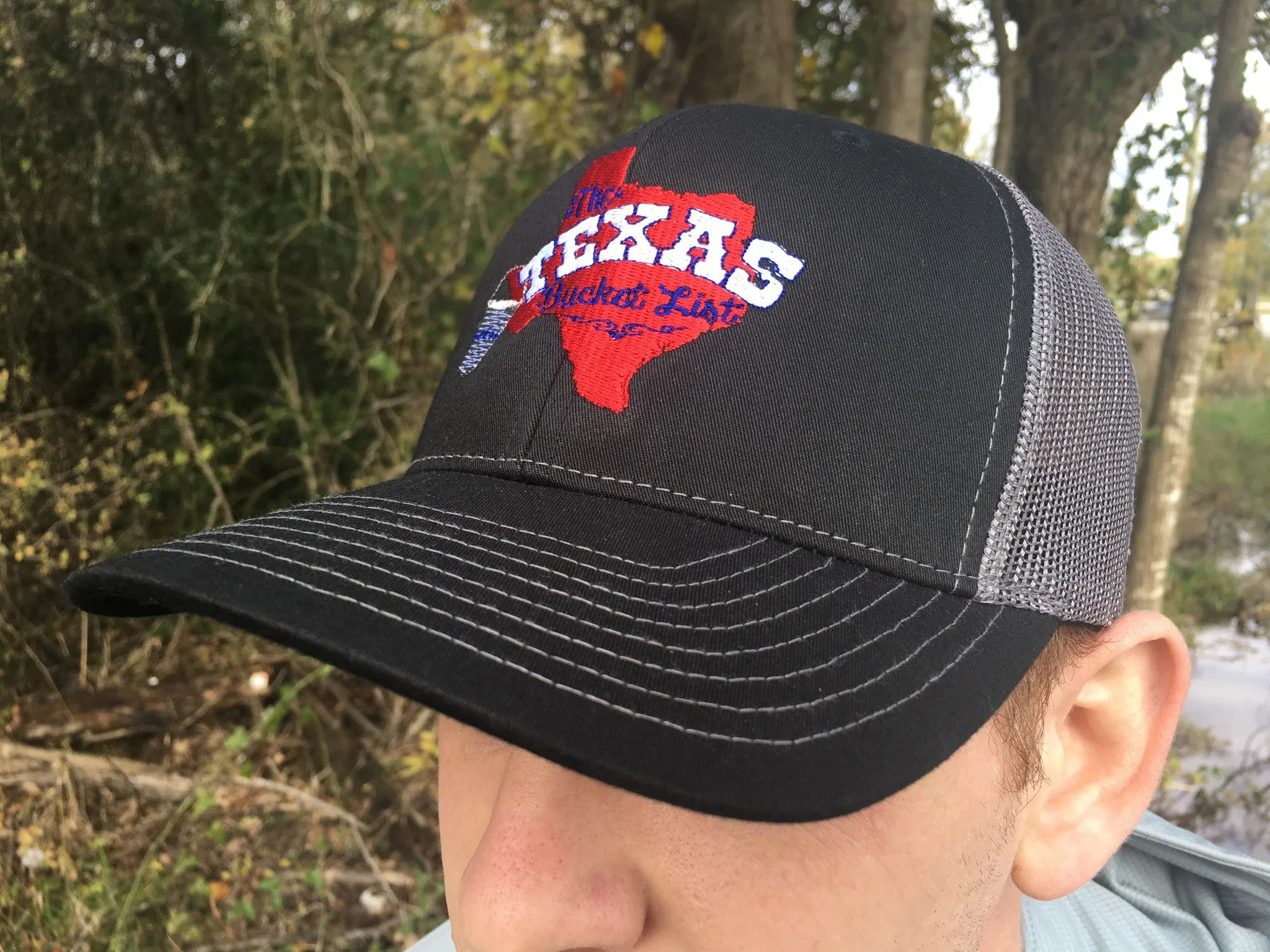 The Texas Bucket List Official Cap - Black & Gray