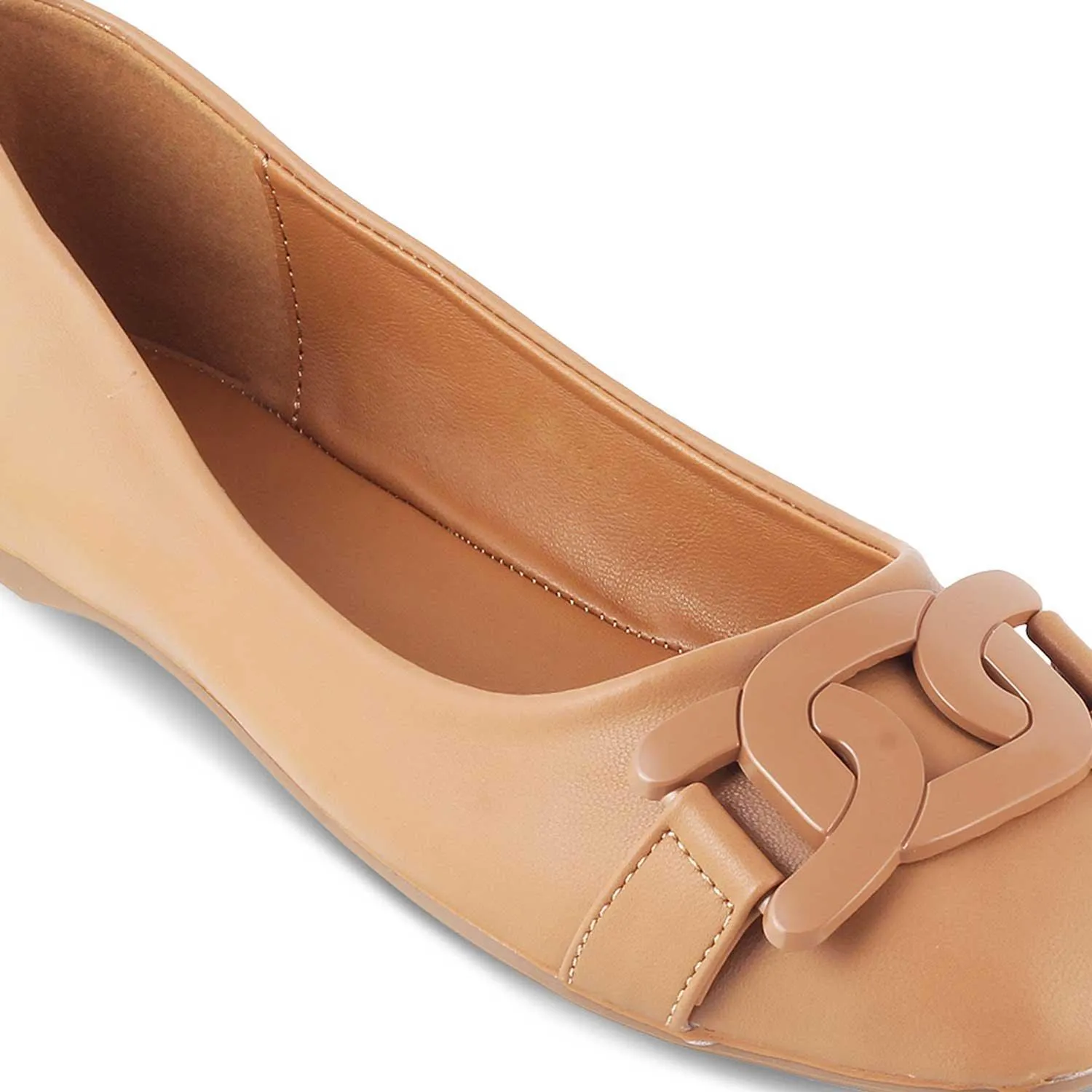 The Tresx Tan Women's Dress Ballerinas Tresmode