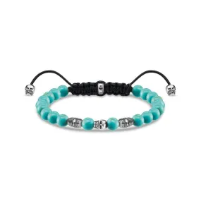 Thomas Sabo Bracelet turquoise skull