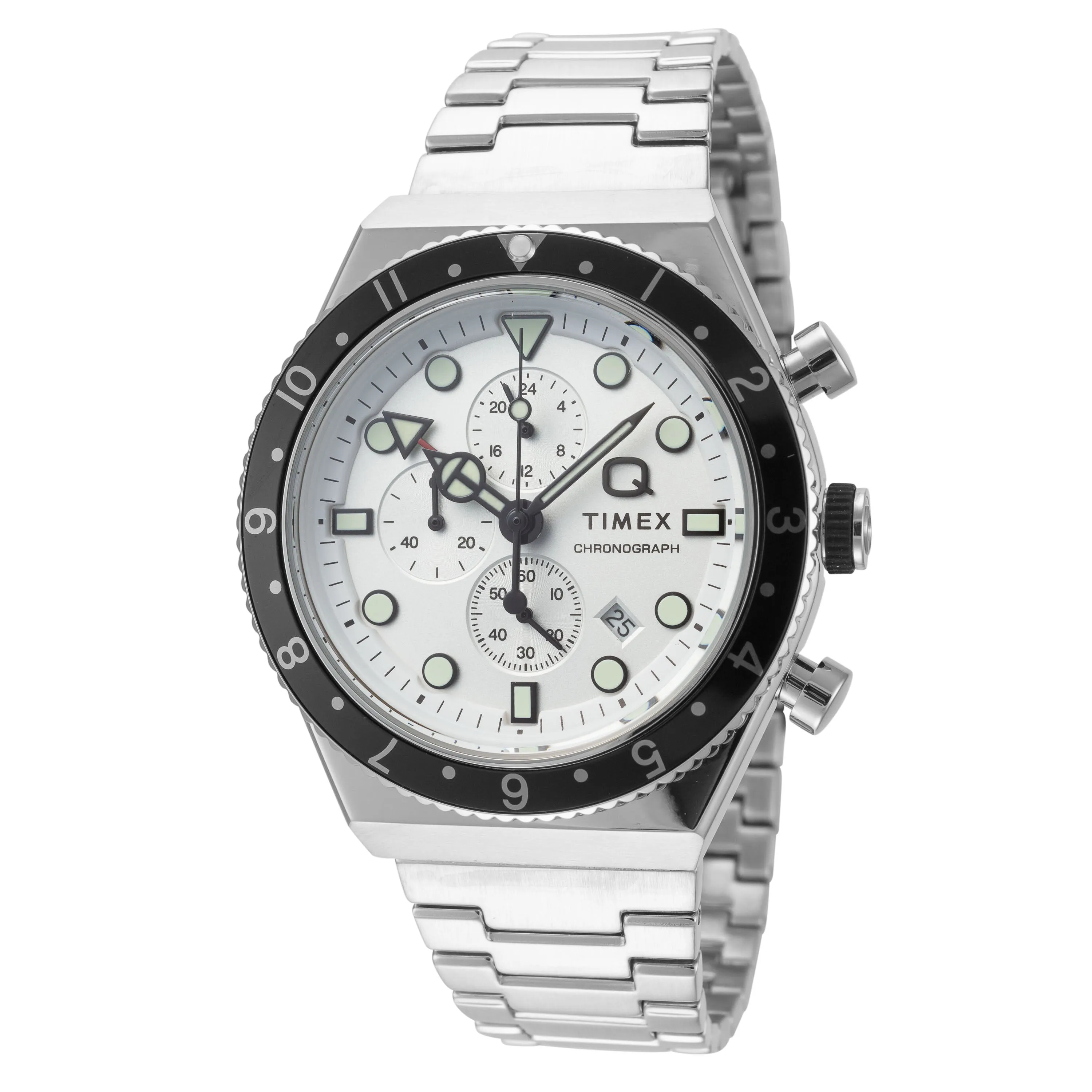 Timex Men's Q Timex 40mm Quartz Chronograph Watch TW2V69900VQ