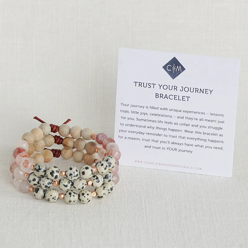 Trust Your Journey - Blush | An Inspirational Bracelet