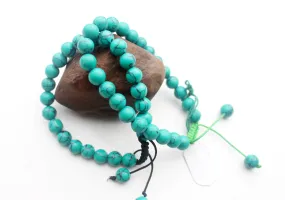 Turquoise Beads Tibetan Adjustable Bracelet