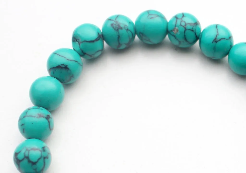 Turquoise Beads Tibetan Adjustable Bracelet