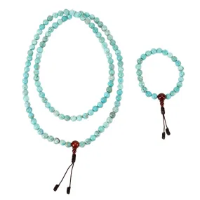 Turquoise Mala Beads Set