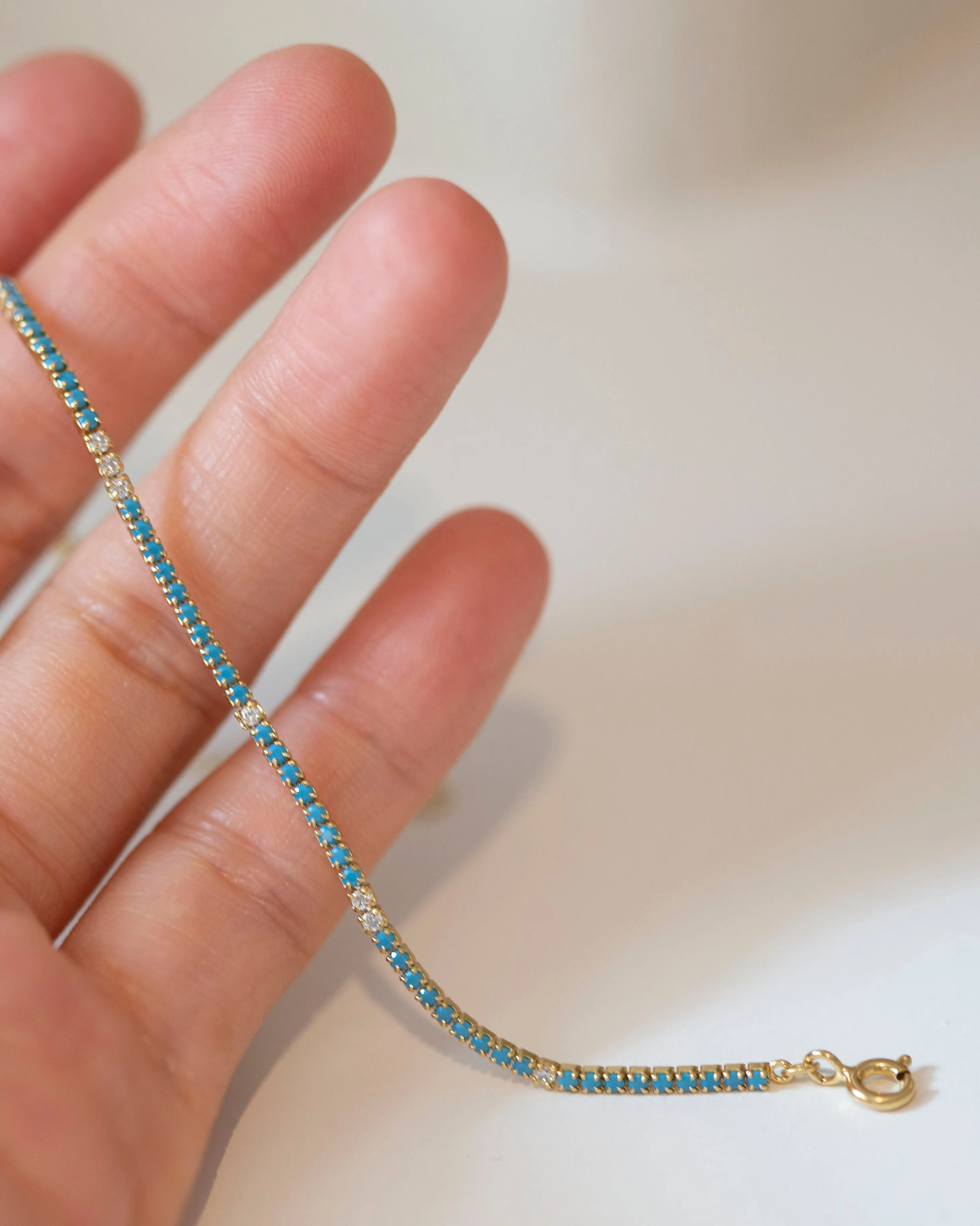 Turquoise Tennis Bracelet