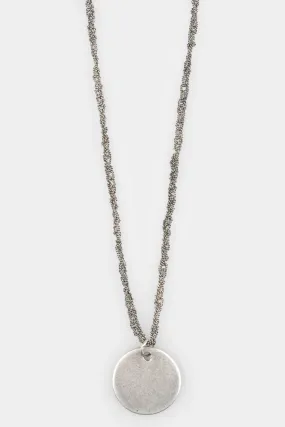 Twisted chain pedant necklace