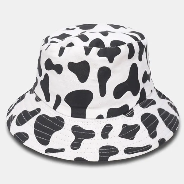 Unisex Funky Dairy Cow Bucket Hat