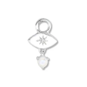 Vega Moonstone Silver Charm