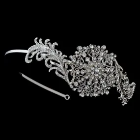 Vintage Inspired Side Accented Crystal Headband