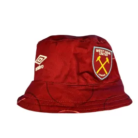 West Ham United Upcycled Home Shirt Bucket Hat