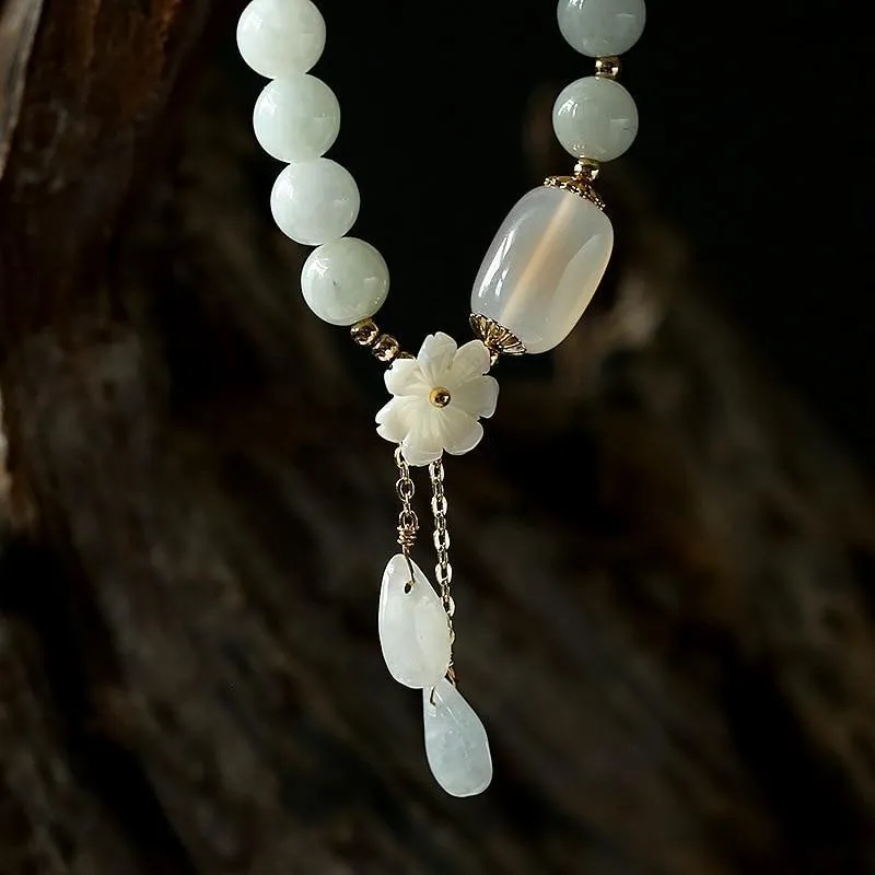 White Jade Serenity Bracelet