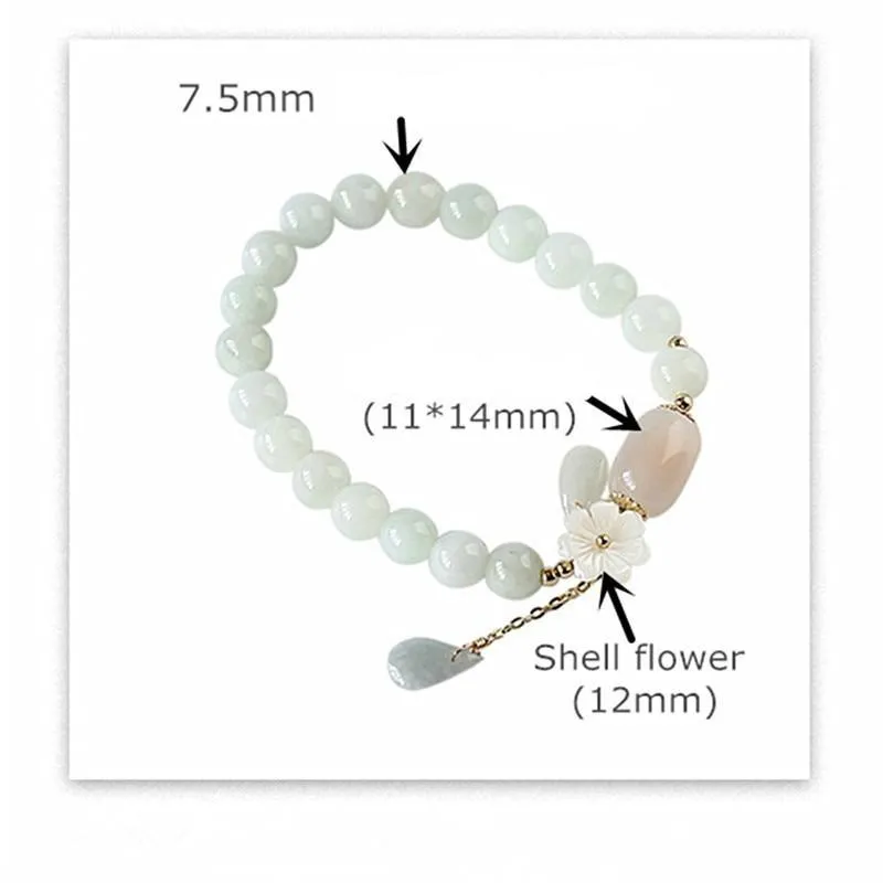 White Jade Serenity Bracelet