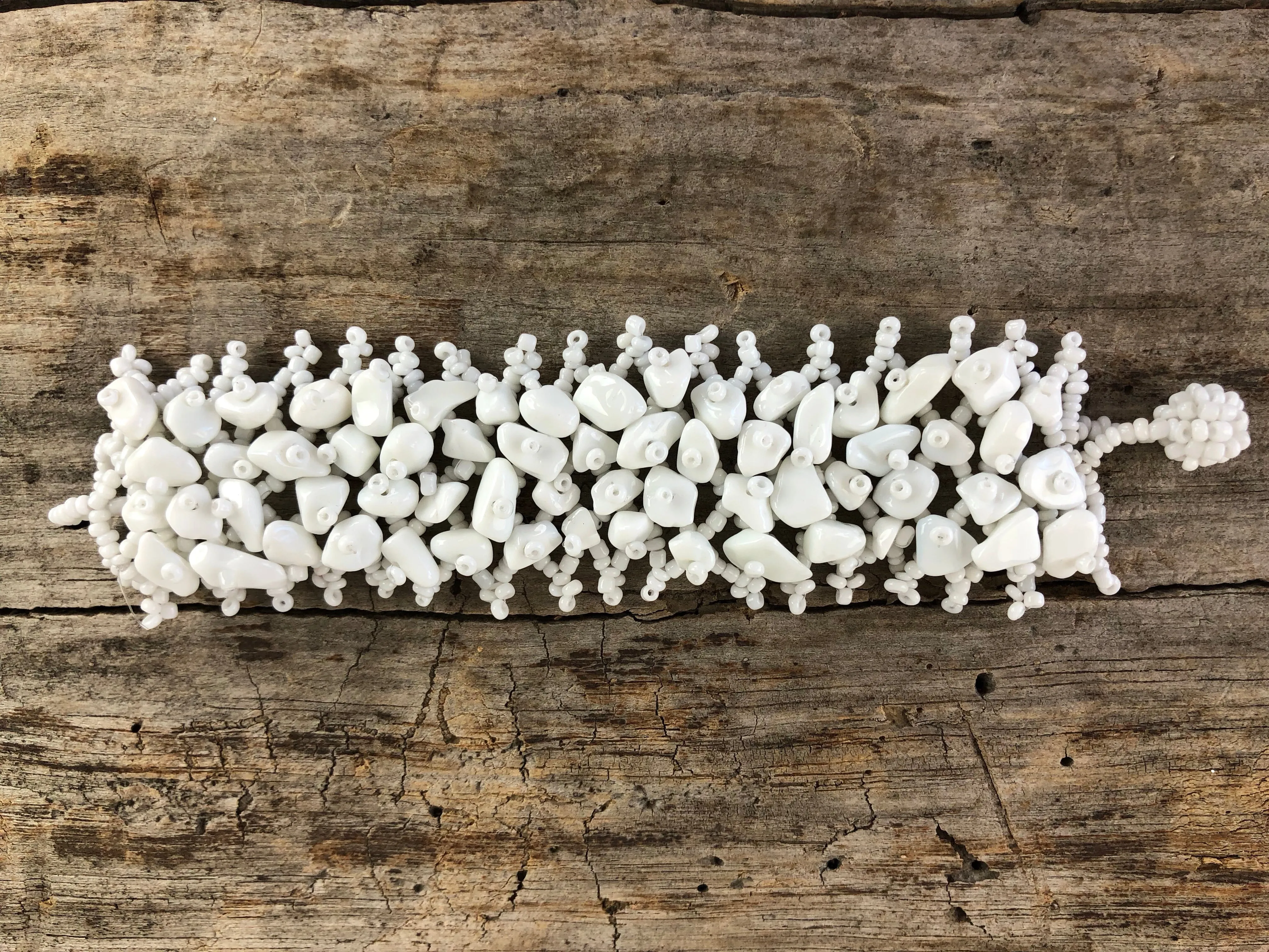 White Jiwe Bracelet