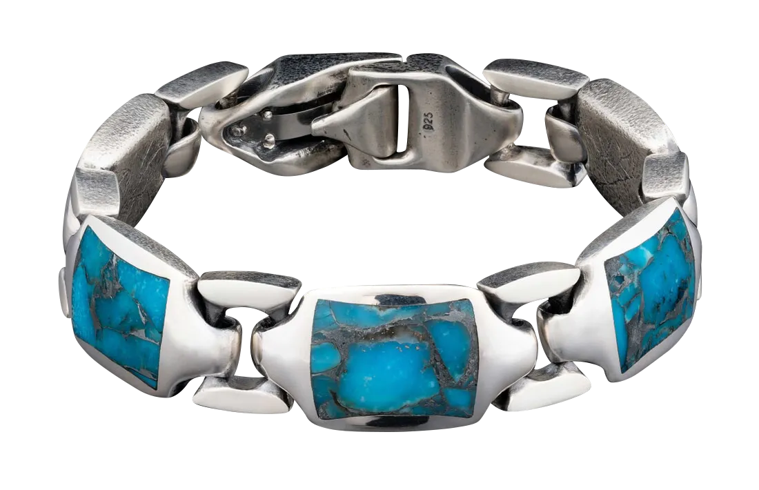 William Henry Turquoise Retro Bracelet