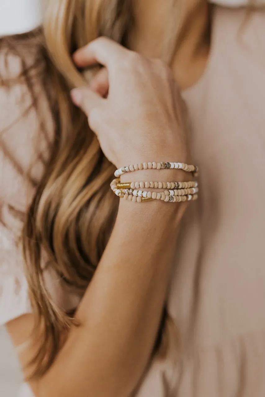 Wood, Stone & Metal Convertible Bracelet