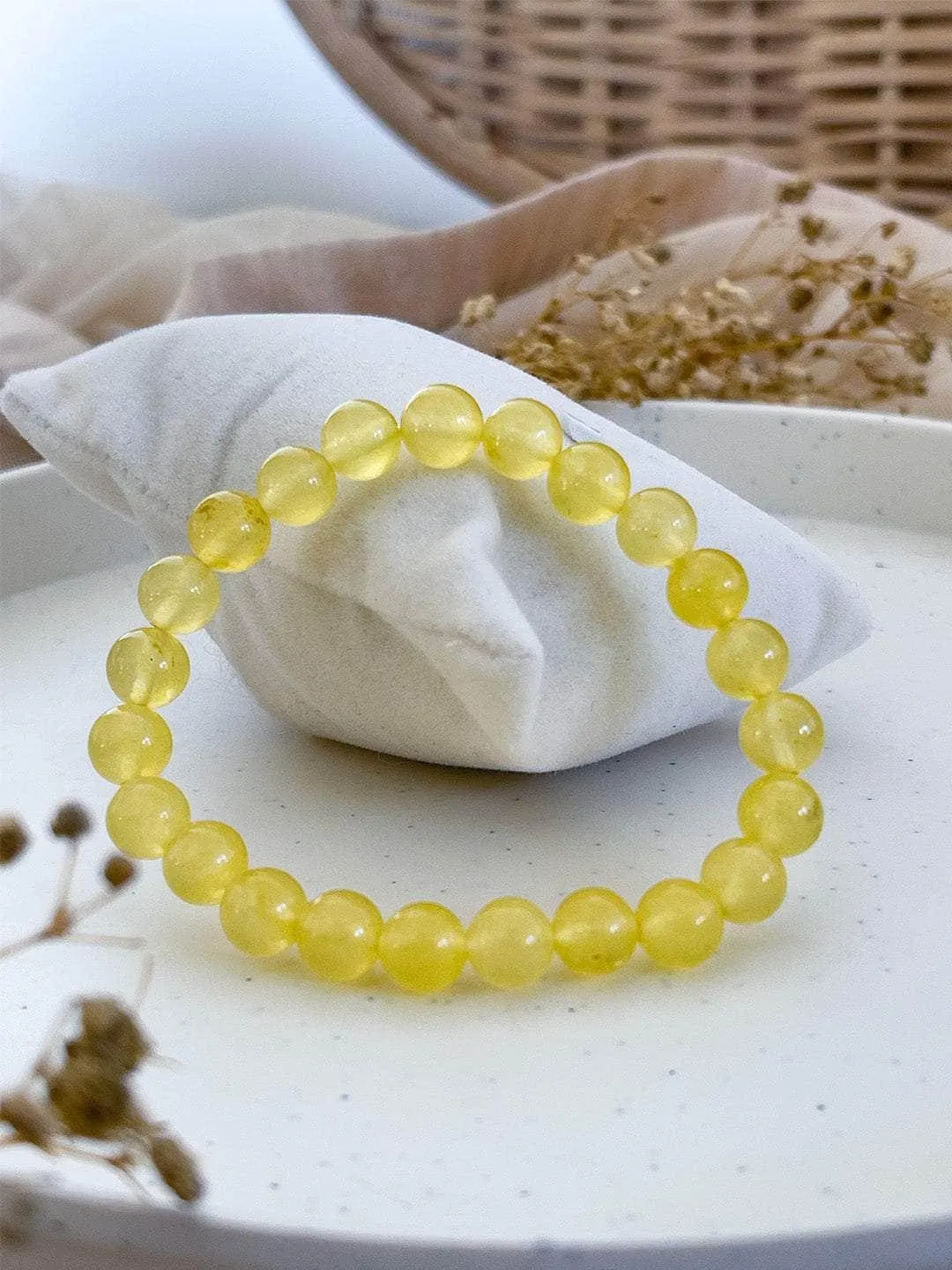 Yellow Jade Bracelet