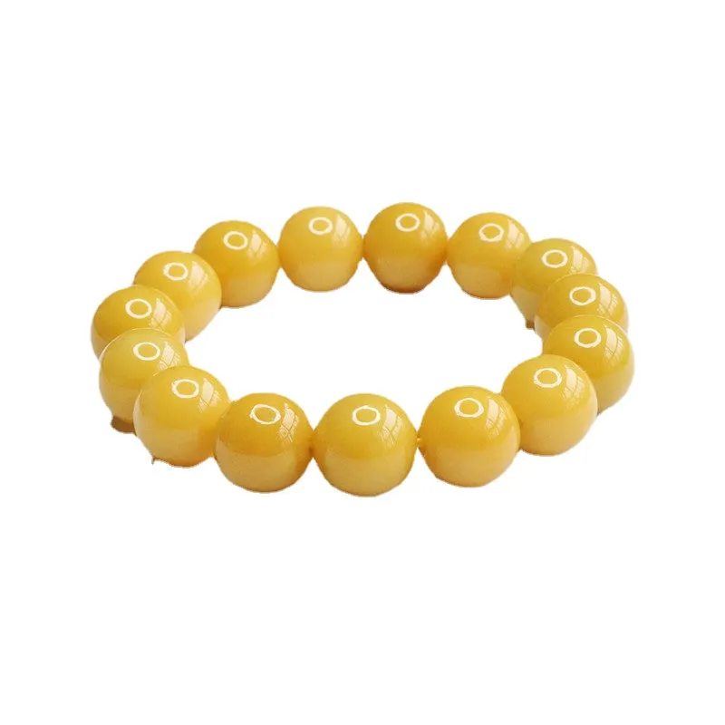 Yellow Jadeite Sterling Silver Bracelet from the Fortune's Favor Collection