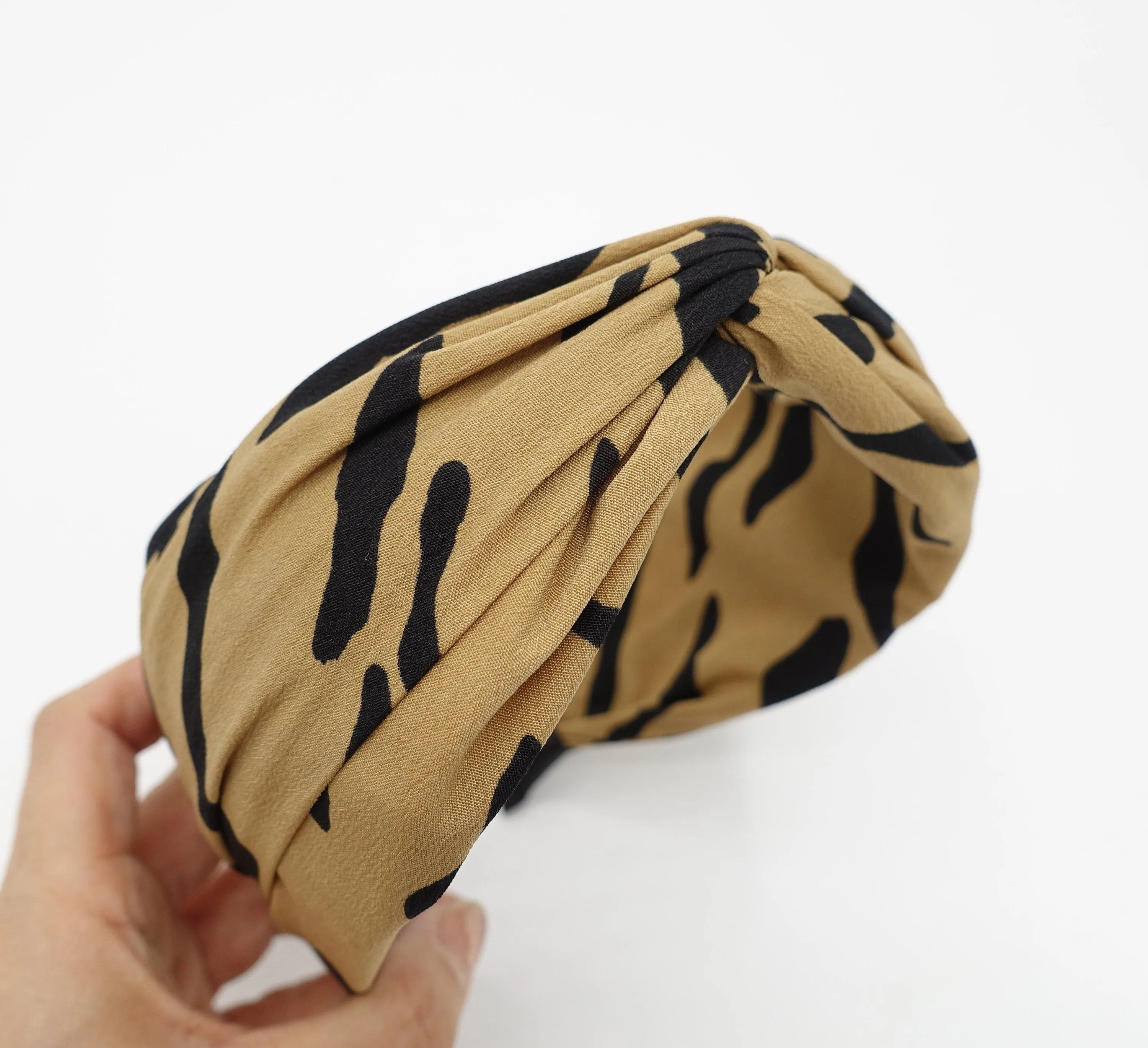 zebra print cross headband stylish hairband for women